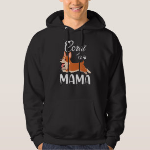 Corgi Women Girls Puppy Mamma Hund Mamma 1 Hoodie