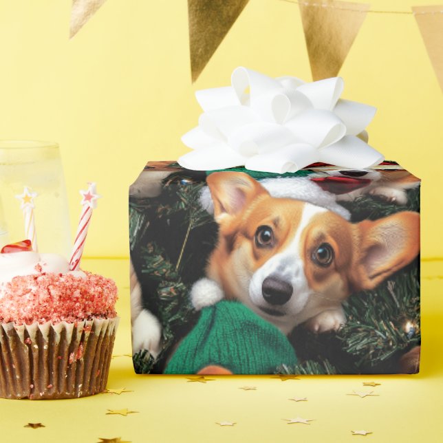 Corgi Wrapping Papper Presentpapper (Födelsedagsfest)