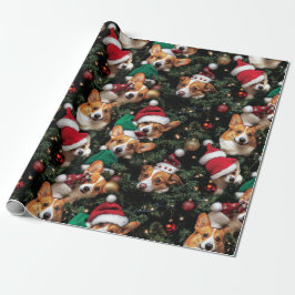 Corgi Wrapping Papper Presentpapper