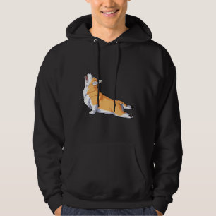 Corgi Yoga för Corgi Hoodie
