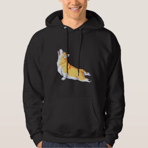 Corgi Yoga Women Namaste Andlig Meditation Chak Hoodie