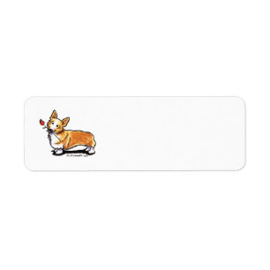 Corgiälskling Returadress Etikett