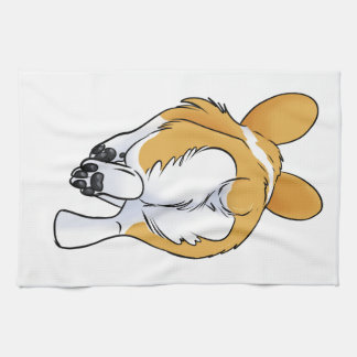 Corgiända Kökshandduk