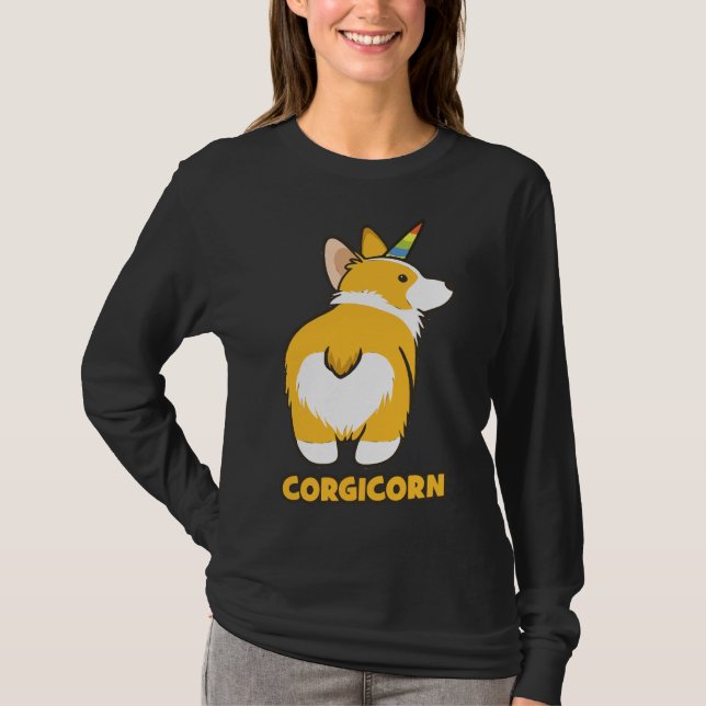 Corgicorn Essential T Shirt (Framsida)