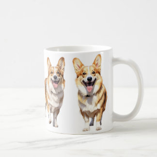 Corgie älskare på kaffe mugg