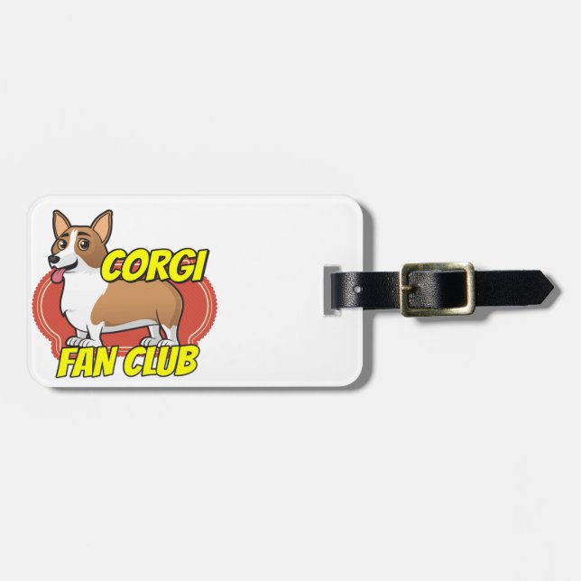 Corgifläktklubb Bagagebricka (Horisontell Framsida)