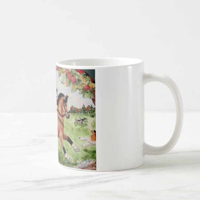 CorgiHuntsmanritter till hundar Kaffemugg (Höger)