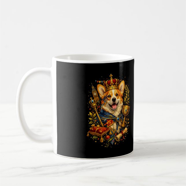 Corgikungen Kaffemugg (Vänster)
