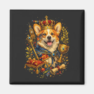 Corgikungen Magnet