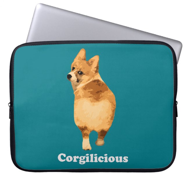 Corgilious Laptop Sleeve (Framsidan)