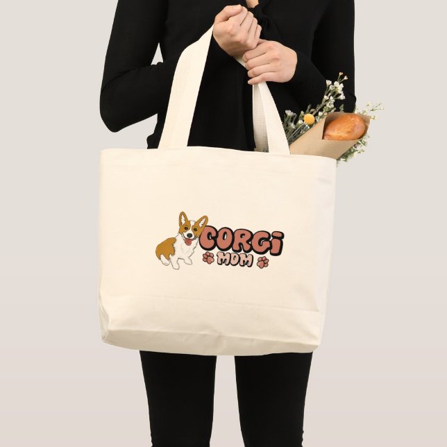 Corgimamma Jumbo Tygkasse (Framsida (produkt))