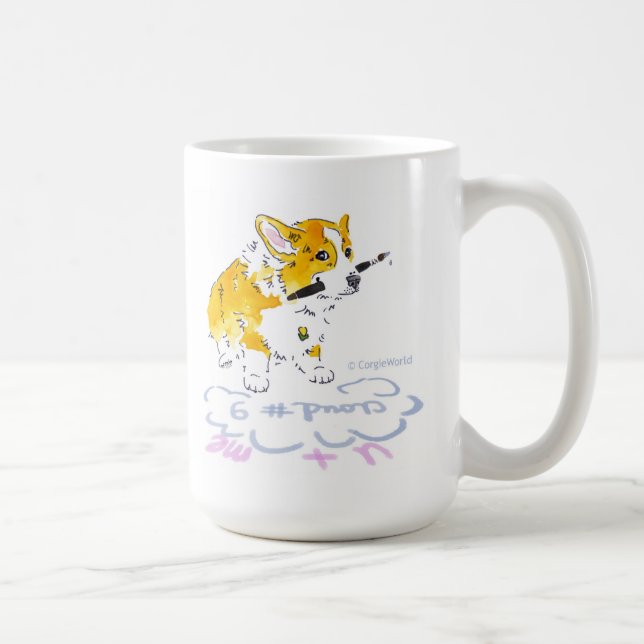 Corgimugg för moln 9 kaffemugg (Höger)