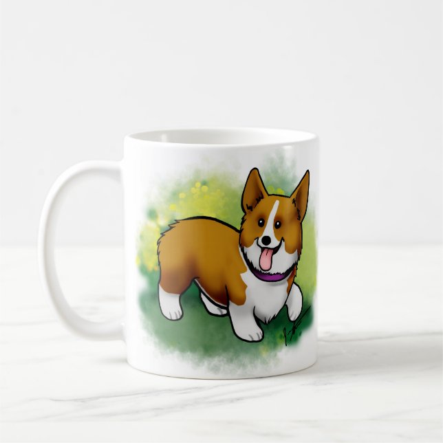 Corgimugg Kaffemugg (Vänster)