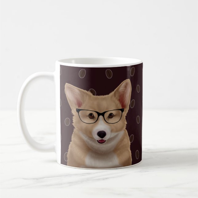 Corgimugg Kaffemugg (Vänster)