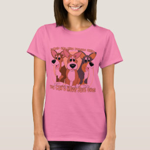 Corgipotatisen gå i flisor damtShirten T Shirt