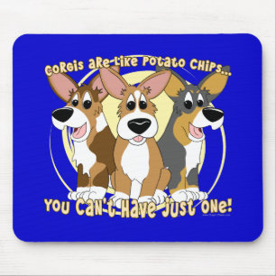 Corgipotatisen gå i flisor Mousepad Musmatta