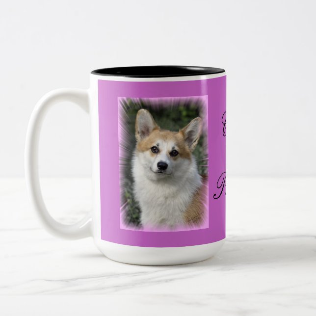 CorgiPrincess Två-Tonad Mugg (Vänster)