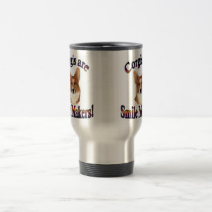 Corgis är leendetillverkaretravel mug resemugg