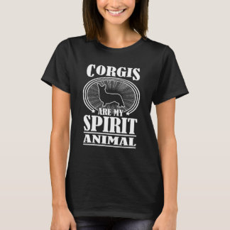Corgis är mitt andliga djur t shirt