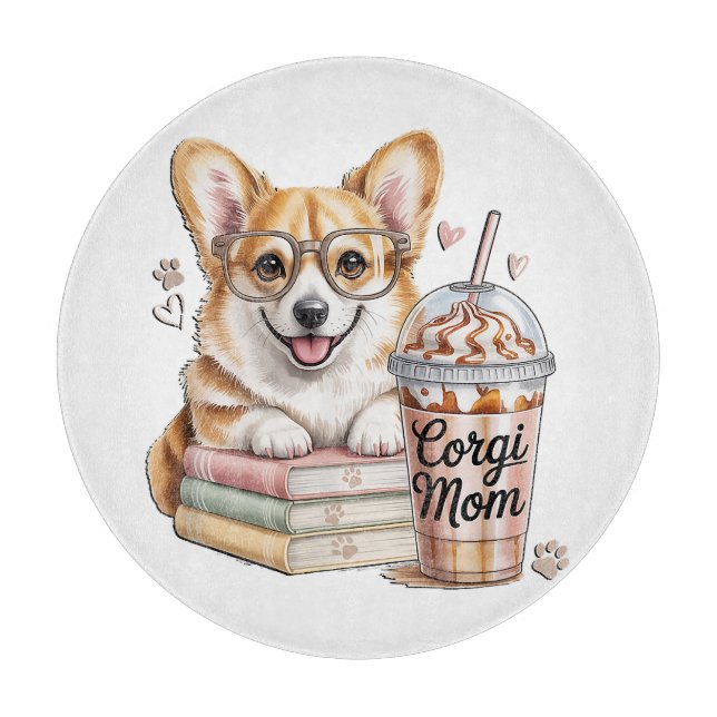 Corgis Böcker och Iced Coffee för Hund (Framsidan)