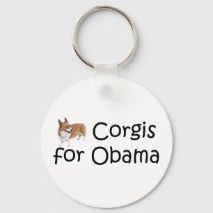 Corgis för Obama Nyckelring