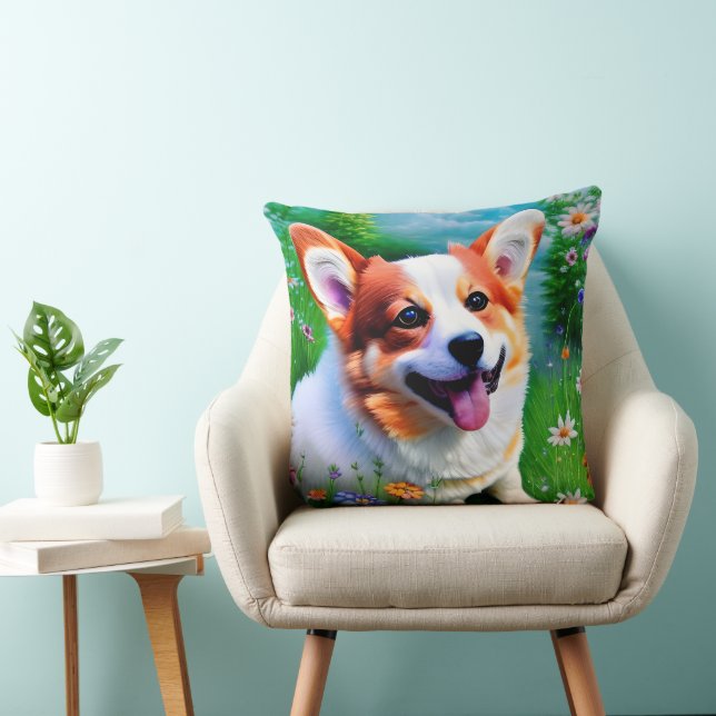Corgis Garden Kudde (Stol)