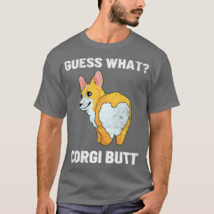 Corgis Hund Animals Coola Puppy Älskare Gissa What T Shirt