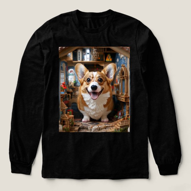 Corgis hus t shirt (Design framsida)