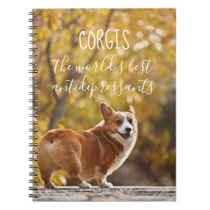 Corgis världens bäst lyckodroger anteckningsbok