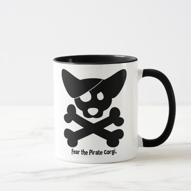 Corgiskalle & Crossbonesmugg Mugg (Höger)