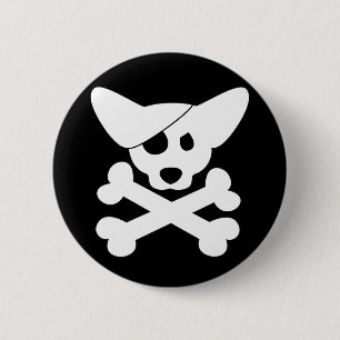 Corgiskallen & Crossbones knäppas Knapp