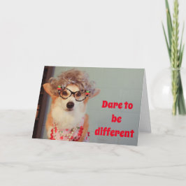 Corgiuppmuntrankort Kort