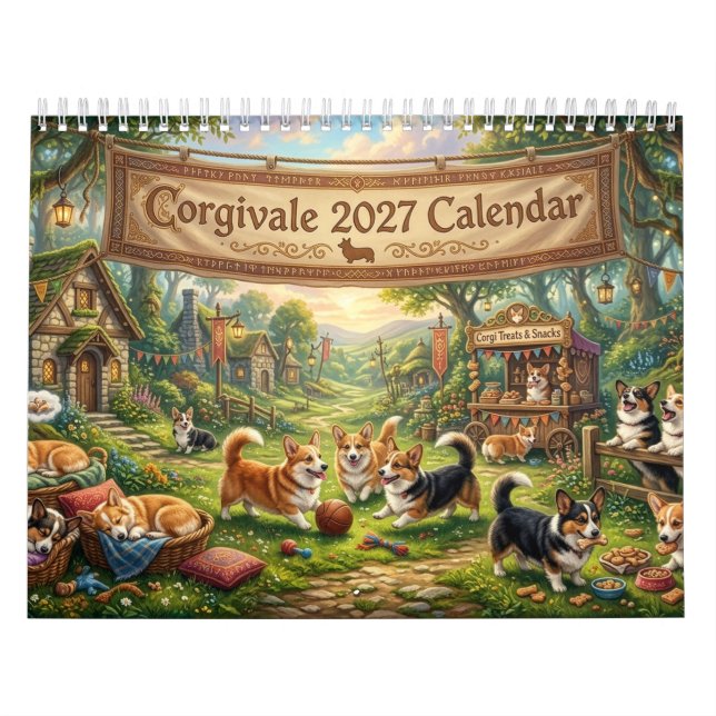 Corgivale Kalender 2027 (Omslag)