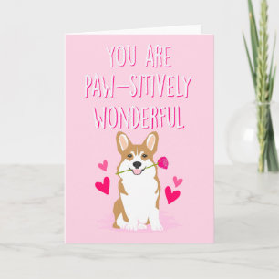 Corgivalentin kort för dag