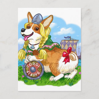 CorgiViking Vykort