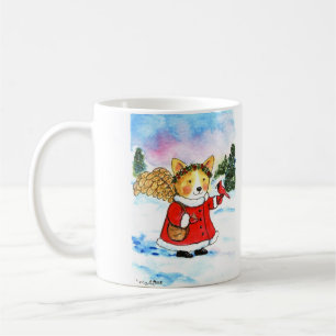 Corgivinterängel Kaffemugg