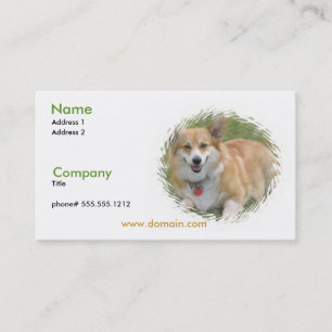 Corgivisitkort Visitkort