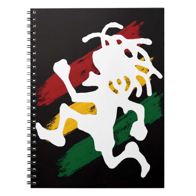 Cori Reith Rasta reggae Anteckningsbok Med Spiral (Framsidan)
