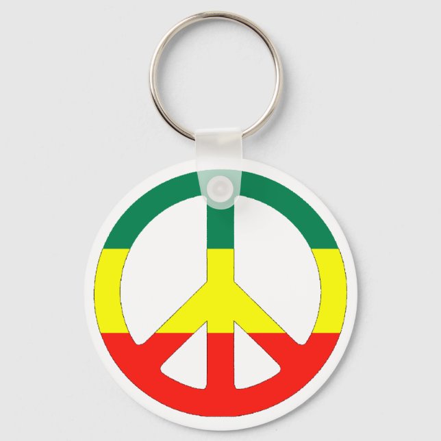 Cori Reith Rasta reggae peace Nyckelring (Framsida)