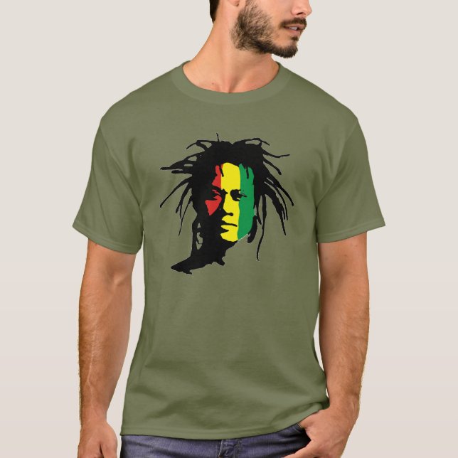 Cori Reith Rasta reggae T-shirt (Framsida)