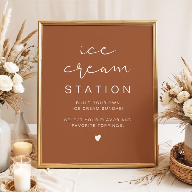 CORIANDER Bohemian Ice Cream Station Poster (Skapare uppladdad)