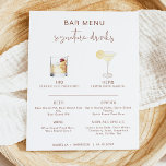 CORIANDER Boho Cocktail Namnteckning Drink Pub Men Poster<br><div class="desc">Det här namnteckning Drycket och menymärket pub har ett edgy handskrivet teckensnitt för rost färgad och modern minimalistisk design. Vattenfärgsgrafiken är handgjord och 15 populära drycker finns med här på listan. Klicka på knappen Redigera med design verktyg i anpassningsavsnittet för att se vilka drycker som ingår. Varje dryck göms så...</div>