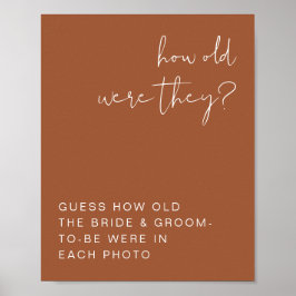 CORIANDER Boho Terracotta - hur gamla de signerade Poster