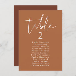 CORIANDER-Lodrät Modern Boho Bord-platskort Inbjudningar