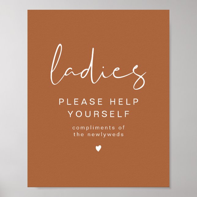 CORIANDER Terracotta Dam Bathroom Toiletry Poster (Framsidan)