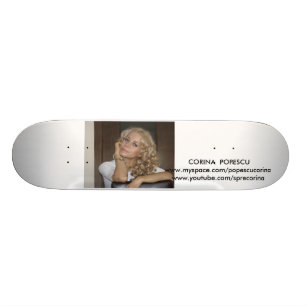 Corina Popescu Scateboard Mini Skateboard Bräda 18,7 Cm