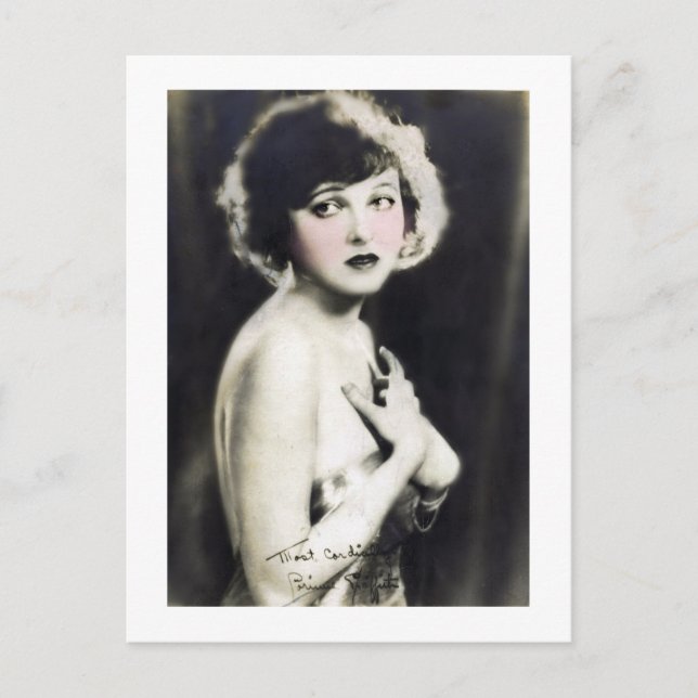 Corinne Griffith Silent Era Film Star Vykort (Framsida)