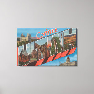 Corinne, UtahLarge Brev ScenesCorinne, UT Canvastryck