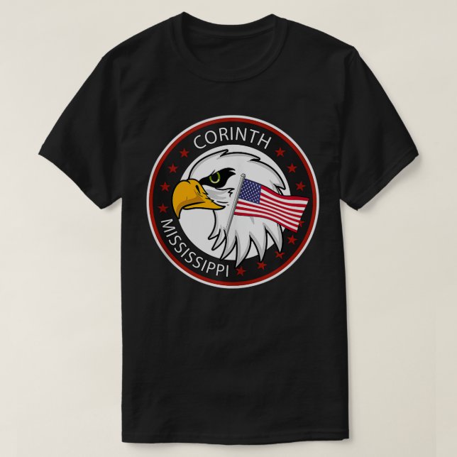 Corinth Mississippi MS  T Shirt (Design framsida)