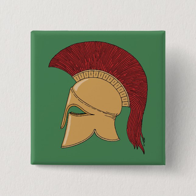 Corinthian Helmet Knapp (Framsida)